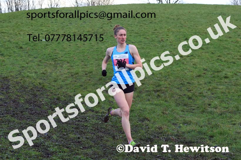 Senior womens 2023 North Eastern Cross Country Champs., Temple Park, South Shields. Photo: David T. Hewitson/Sports for All Pics